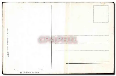 As Ilusões Perdidas — Gleyre — edição de Béneval & Cie, Paris — Verso