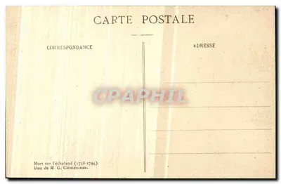 Portret Robespierre'a (Maximilien de) — Muzeum Carnavalet — G. Boucheta, fotograf i wydawca, 72, Bd de l'Hôpital, Paryż — Rewers