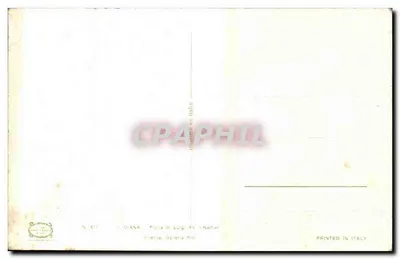 Diana, deusa da caça — pintura de Luigi XV — N° 511 — editor Nattier, Florença — Verso