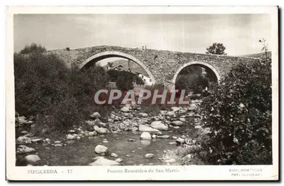 Puigcerdà — Pont romano de San Martín — Edit. Domènech