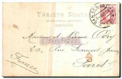 San Sebastián — Nueva Plaza de Toros — Hauser y Menut, n° 1486 — Verso