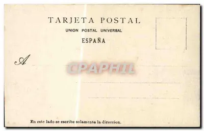 San Sebastián: Paseo de la Concha — Fotografia de Otero, editada por Pototipia de la Viuda de Laborde, Tolosa. — Verso