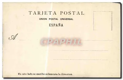 San Sebastián - Barrio de La Jarana — Fototipia de la Viuda de Laborde, Tolosa — Achterkant