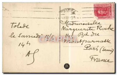 Toledo — Uma calle — editor desconhecido, n° 90 — Verso