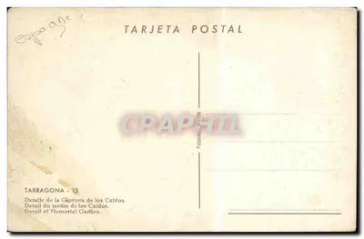 Glorieta de los Caídos — Tarragone — Gràfica Manén - Barcelona — Verso