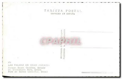Parque Santa Catalina — detalhe — Éditions-LUPA Zaragoza, n°179 — Verso