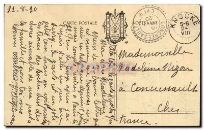 Knocke-sur-Mer — Digue i Palace-Hôtel — M.M. 5 Knocke — Rewers
