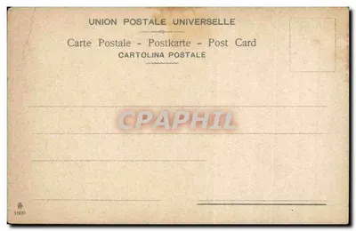 Cristóbal Colón recebido pelos Soberanos em Barcelona — Union Postale Universelle, n° 1600 — Verso