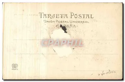 Fuenterrabía — A Igreja e Palácio de Carlos V. — Hauser y Menet, n° 928 — Verso