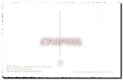 Valence - Ponte e Torri di Serranos — JDP, n° 248 — Verso