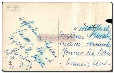 Intérieur de l'église — La Cerdagne — Phototypie Labouche Fr. — Série 1, n° 379 — Verso