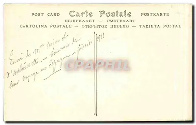 San Sebastián — Vista geral do Porto — editor não identificado, n° de série 1 — Verso