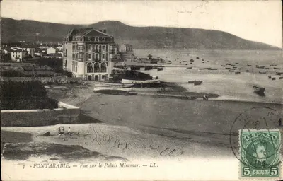 Fontarabie — Vista do Palácio Miramar — LL.
