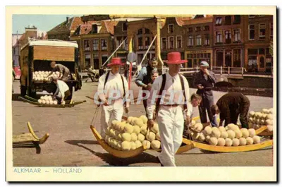 Alkmaar - Holanda — mercado de ovos
