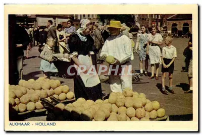 Alkmaar - Holanda — mercado de melões — editor não visível