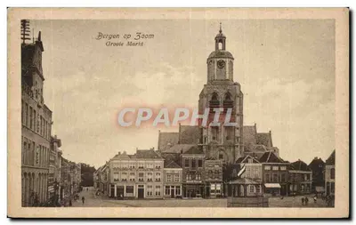 Bergen op Zoom — Groote Markt — A.N.W.B. Weenen & Snel, den Haag, No. 61