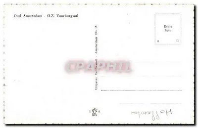 Amsterdam - O.Z. Voorburgwal — editor Remwaand, n° 16 — Verso