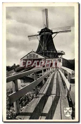 Leiden - Houtzaagmolen 'De Herder' — foto original por Jaap Doeser, Laren (Gooi)