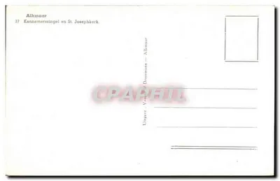 Alkmaar — Kennemerssingel e Igreja de São José — Vrouwe Dreesmann — Verso