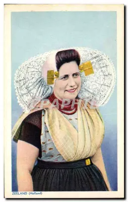 Mulher em traje tradicional — Zeeland (Holanda) — Editor EMNA, série L. 2-51