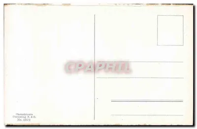 Volendam — trzy osoby w strojach tradycyjnych — Photochromie Uitvoering N. & O. Nr 504/2 — Rewers