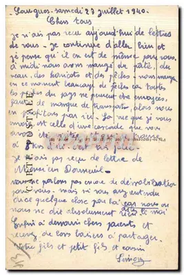 La Cascada de Luchadou cerca de Saugues (Hte-Loire) — editor Léming, n° 1789 — Reverso