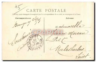 Beaugency — Ogólny widok (lewa strona Loary) — B.F. PARIS n°32 — Rewers