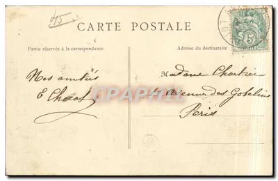 Beaugency — Ogólny widok (prawa strona) — B F. PARIS n°29 — Rewers
