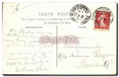 Zamek Raoul w Châteauroux — Wydawnictwo Marmour, Châteauroux, nr 197 — Rewers