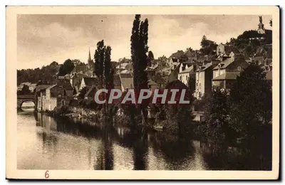 Argenton-sur-Creuse — Vista sobre a Creuse — R. D. — R. Darrages édit., Tours