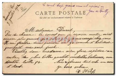 Castelo de La Rocherolle, perto de Tendu — Argenton, o — G. Maunne, fotógrafo-editor — Verso