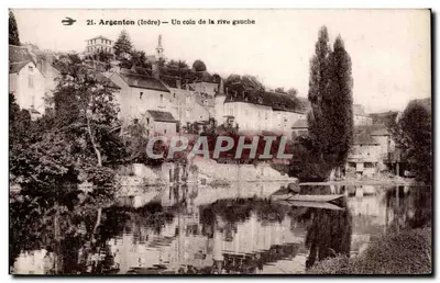 Argenton (Indre) — Um canto da margem esquerda — n°21