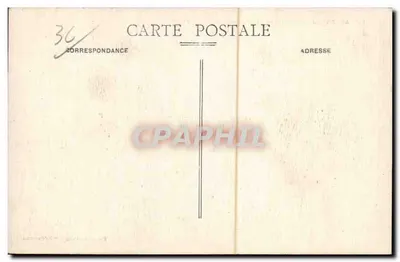 Argenton - Riva esquerda da Creuse entre os 2 Pontes — editor não identificado, n° de série 151 — Verso
