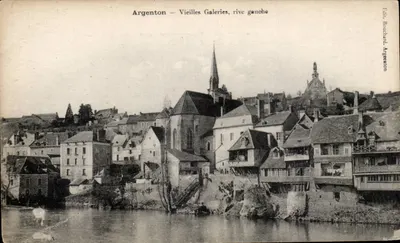 Argenton — Velhas Galerias, margem esquerda — Ed. Bouchard, Argenton