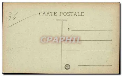 Argenton — Velhas Galerias, margem esquerda — Ed. Bouchard, Argenton — Verso