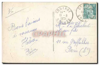 Wąwóz Creuse — ARGENTON (Indre) — Ogólny widok i Stary Most — Rewers