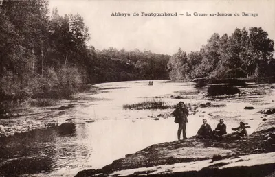 Abadia de Fontgombaud — A Creuse abaixo do Barrage — Biaud Photo-Cosne