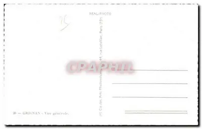 Grignan — Ogólny widok — Cie des Arts, Paryż — Rewers