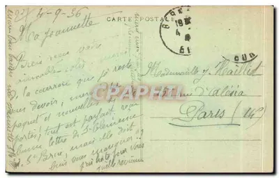 Bernay — Rue de la Charentonne — Orphelinat Misericordes — Katedra — Rewers