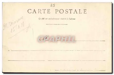 Besançon - Fontana della Piazza dello Stato Maggiore — editore Pl. Diamme, n°25 — Verso