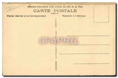 Osselle Caves (Doubs) — Bones of the Cave Bear, discovered in 1823 — Editions C. L. Besançon, n° 7157 — Back