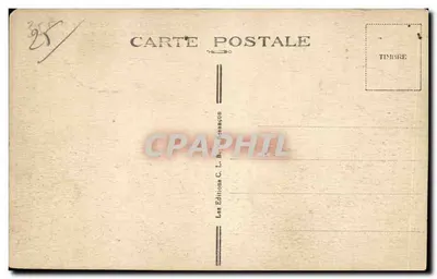 Besançon-les-Bains — Valle de Casamène, Velotte y la Roche d'Or — Ediciones C. L. Besançon — Reverso