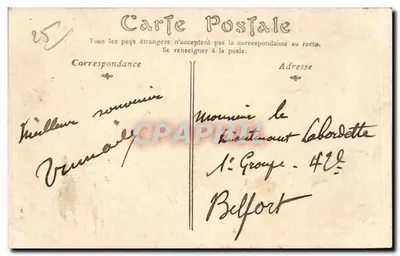 Besançon — Porte Rivotte et ligne de Morteu, prises de la Citadelle — Éditeur non visible — Rewers