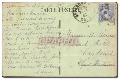 Besançon-les-Bains — Ogólny widok z Plateau de Brégille — C.L.B. — Rewers