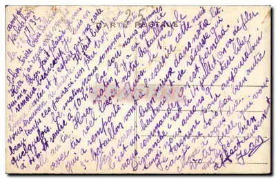 Campo de Valdahon (Doubs) — A Grande Allée — Edição A. GIROD — Verso