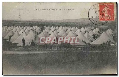 Campo de Valdahon - As Tendas — editor desconhecido, número de série não visível