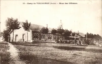 Campo de Valdahon (Doubs) — Ceia dos Oficiais — Editor B. Girode, Valdahon