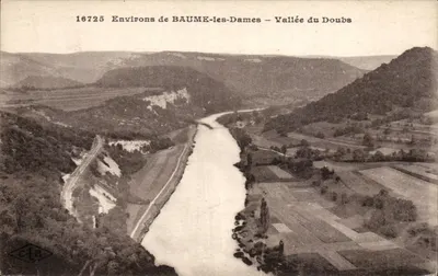 Aproximadamente BAUME-les-Dames — Vale do Doubs — C.L.B. — n° 16725