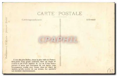Valle della Loue — Sorgente della Loue — MOUTHIER-HAUT-PIERRE — Serie 608 — I Luoghi Pittoreschi della Franche-Comté — Verso