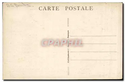 Granica francusko-szwajcarska — Baseny Doubs — Basen Louis-Philippe — Wydawca C. Luscher, Besançon, n° 844 — Rewers